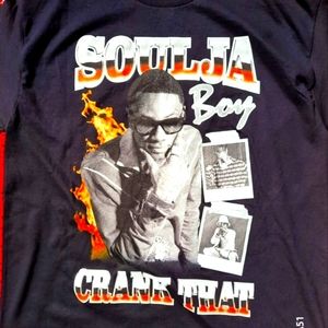 NEW❤️@$oulja' Boy, "Crank That" -t-shirt-yoooouul😁 Hip-Hop Classic🏌🏽‍♂️🎬🎤💋